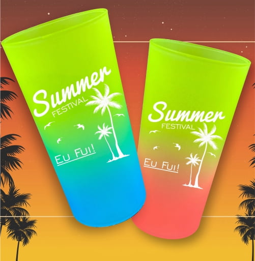 Copos Tardezinha Sunset Personalizados Long Drink Ml Mega Impress Copos Personalizados