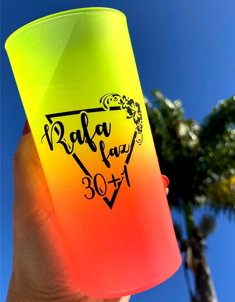 Copos Tardezinha Sunset Personalizados Long Drink Ml Mega Impress Copos Personalizados