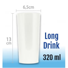 Copo Aniversário - Copos Personalizados Long Drink 320 ml