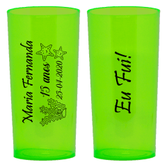Copos Personalizados Neon Long Drink 320ml